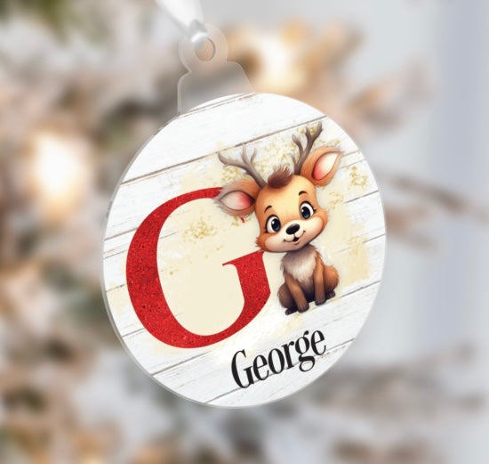 Christmas Reindeer Tree Decoration