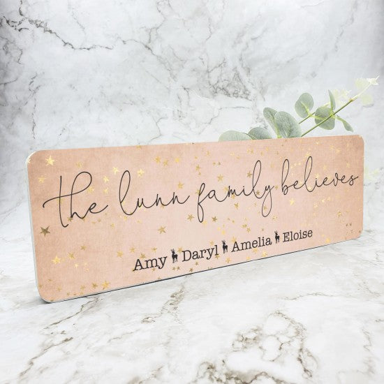 Christmas Family Plaques