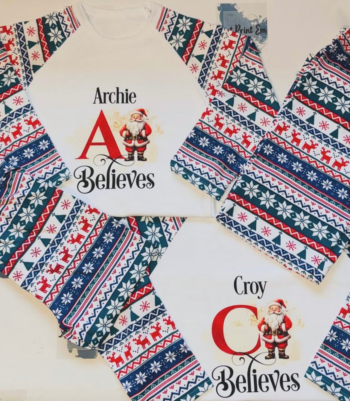 Children's Christmas Pjs - Believes