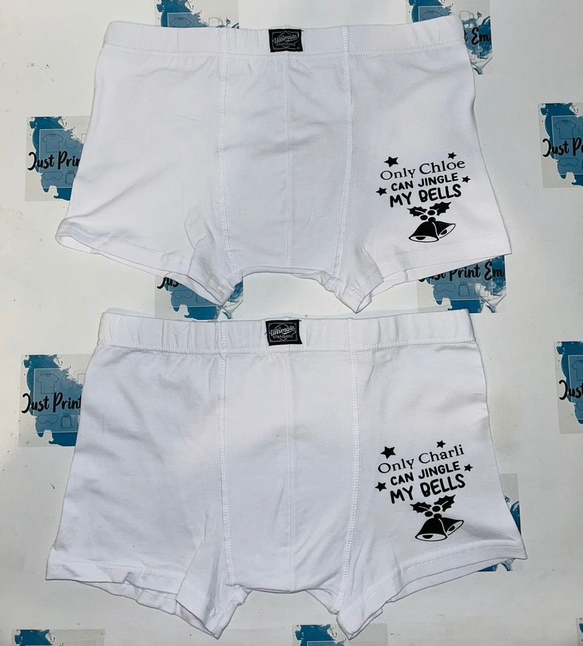 "Jingle My Bells" Christmas Boxer Shorts