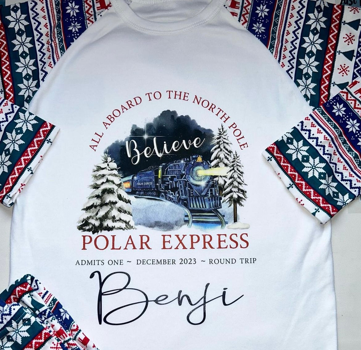 Children's Christmas Pjs - Polar Express