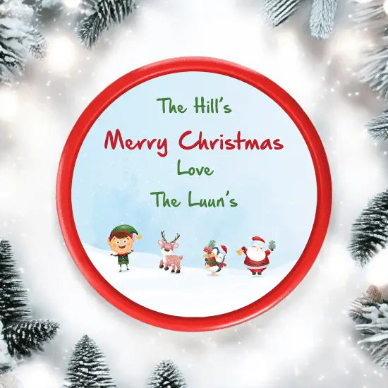 Christmas Chocolate Stickers