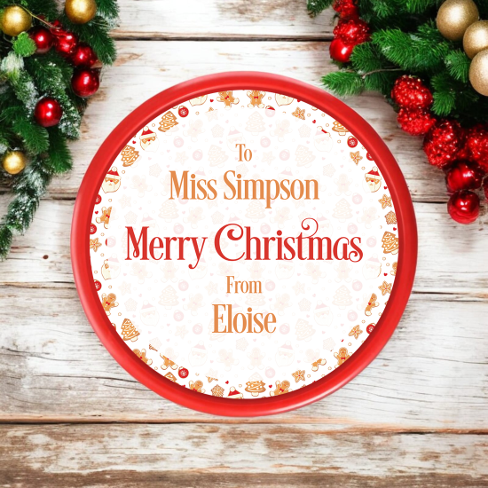 Christmas Chocolate Stickers