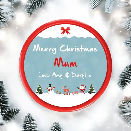 Christmas Chocolate Stickers