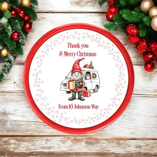 Christmas Chocolate Stickers