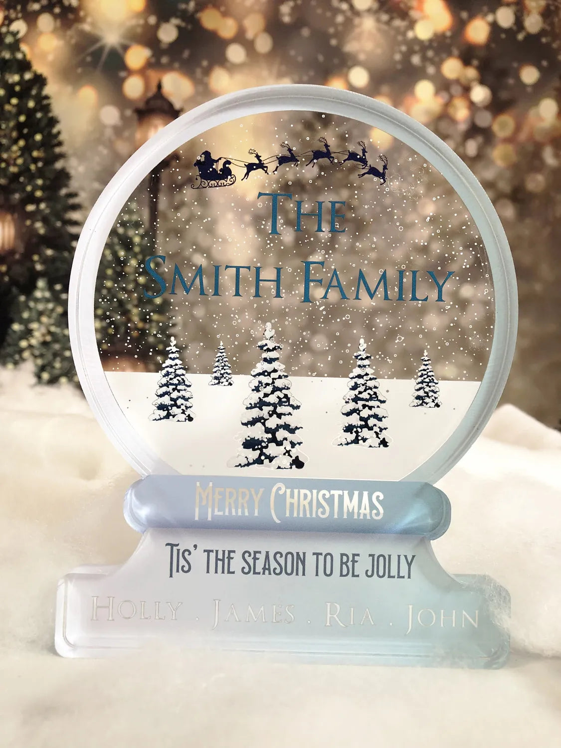 Christmas - Snow globe Ornament