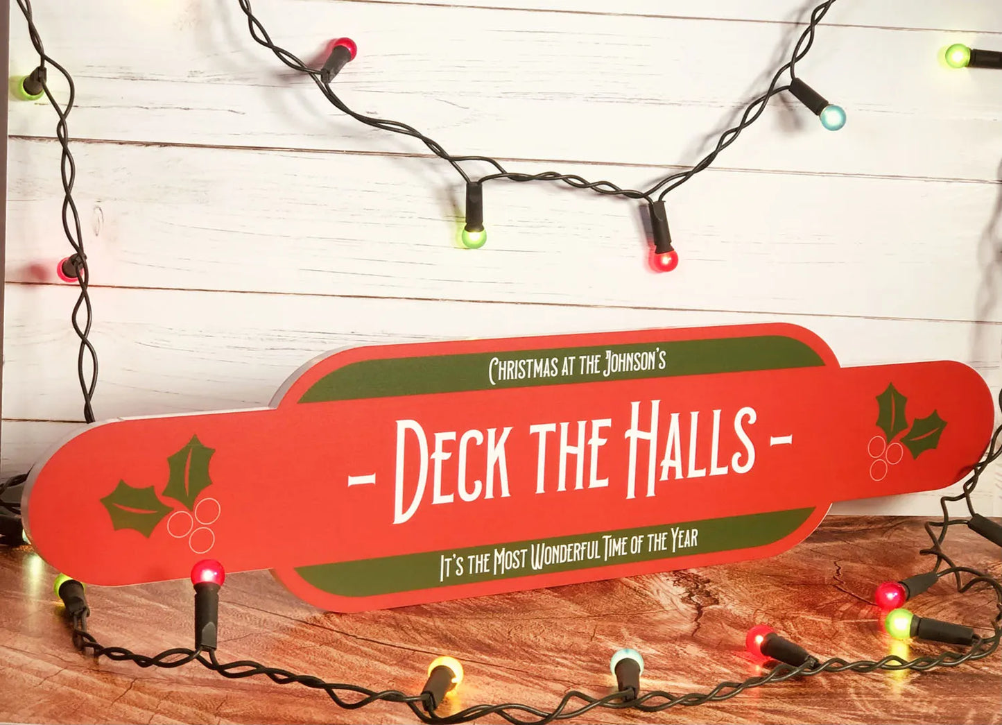 Christmas - Train Sign