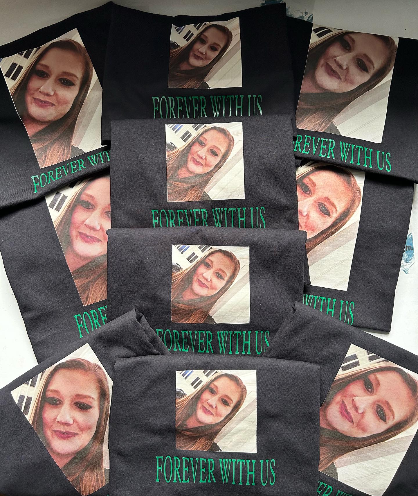 Short Sleeve Women's Memorial Custom T-Shirts