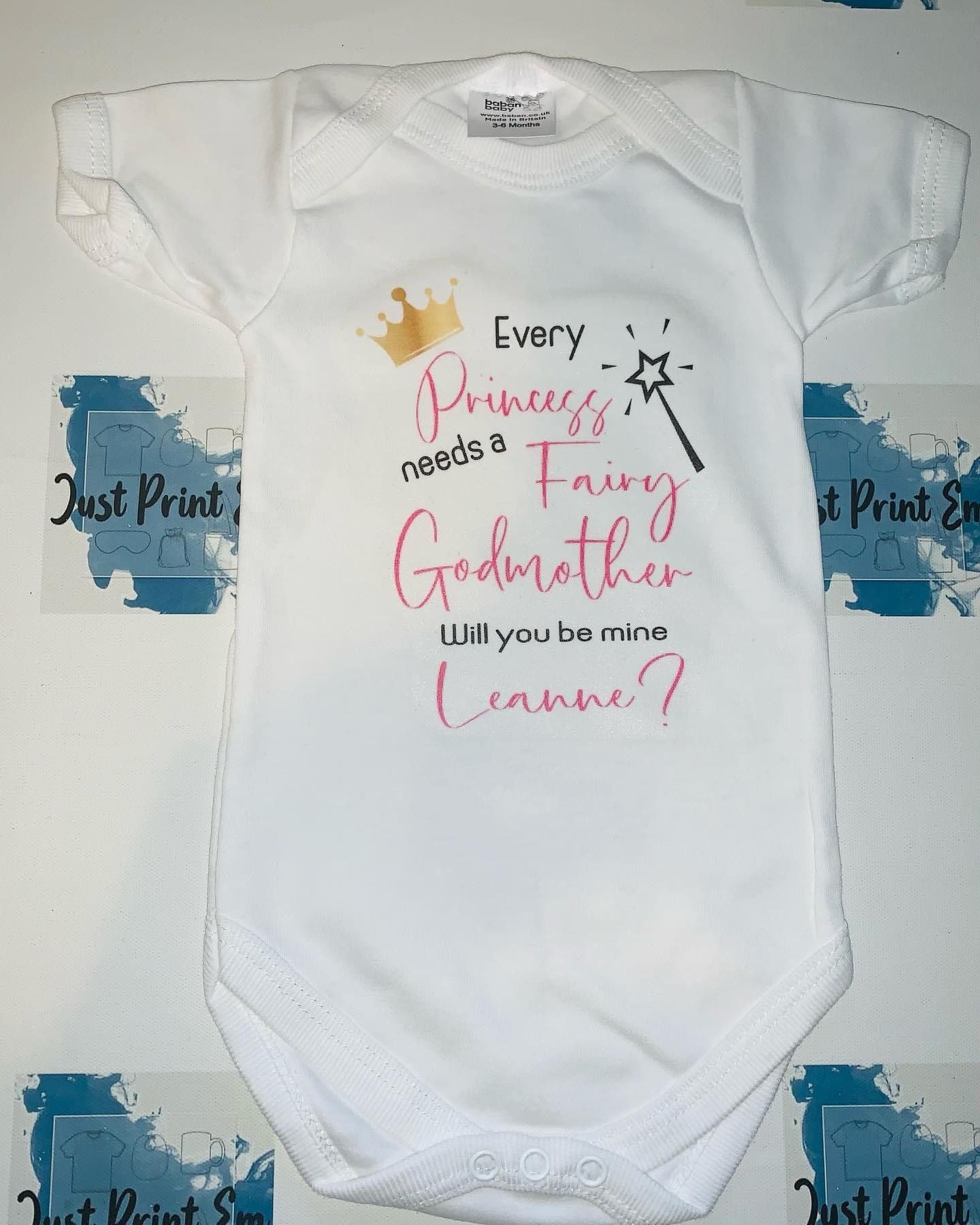 Baptism / Christening - Will you be my God... Vest