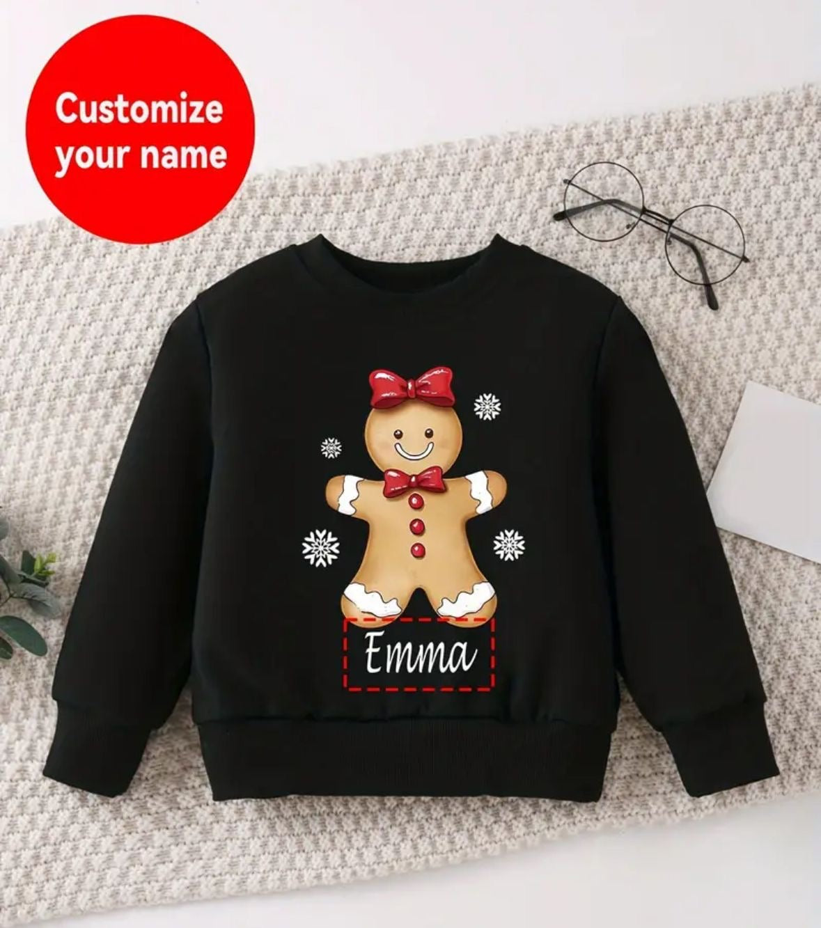 Gingerbread Children's Christmas Jumper
