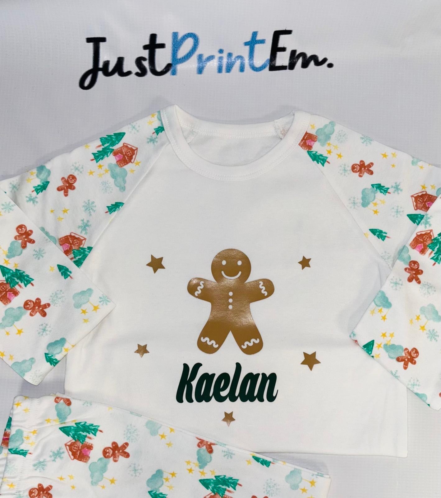 Family Christmas Pjs - Gingerbread