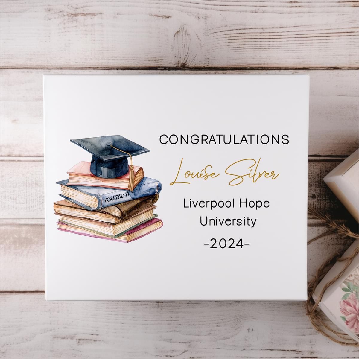 Graduation Congratulations Gift Box