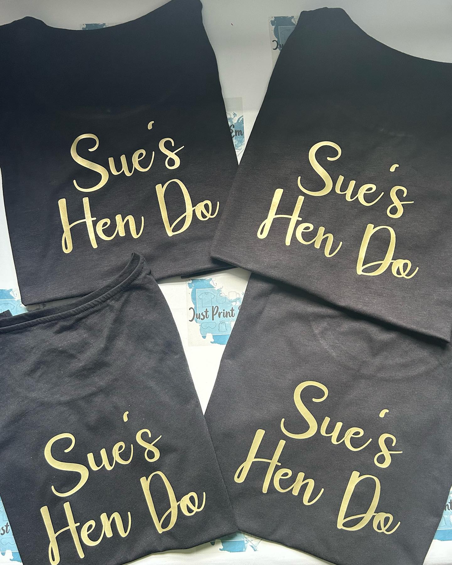Short Sleeve Women's Hen Party Custom T-Shirts