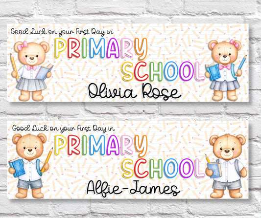 First Day in Primary School Banner
