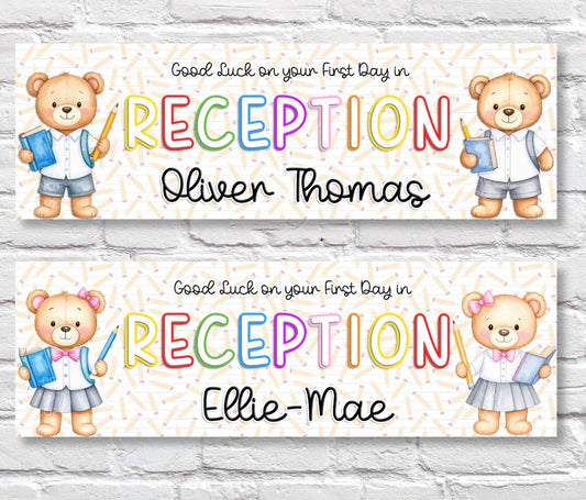 First Day in Reception Banner