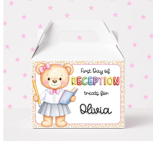 First Day at Reception Treat Box