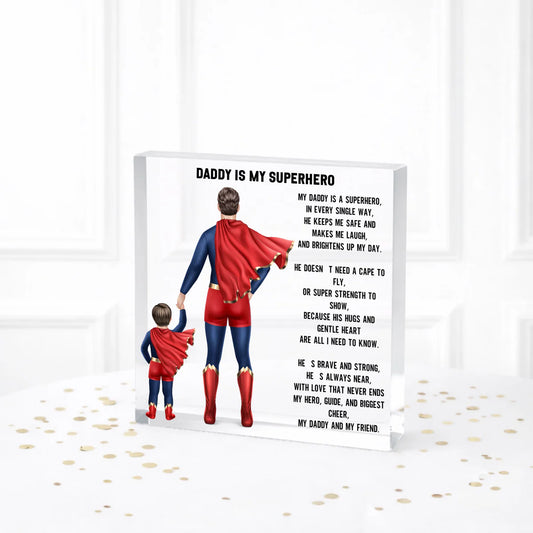Superhero Plaque