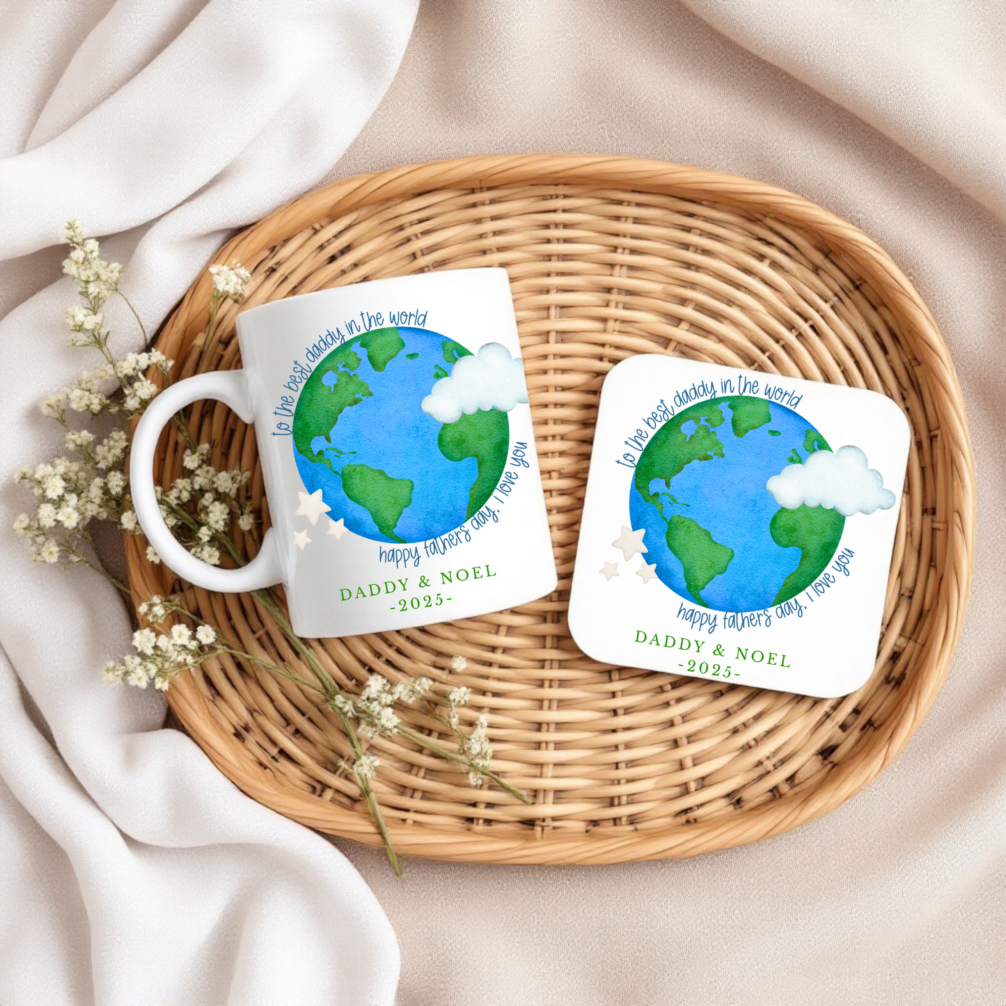 Best Dad in the World Mug & Coaster
