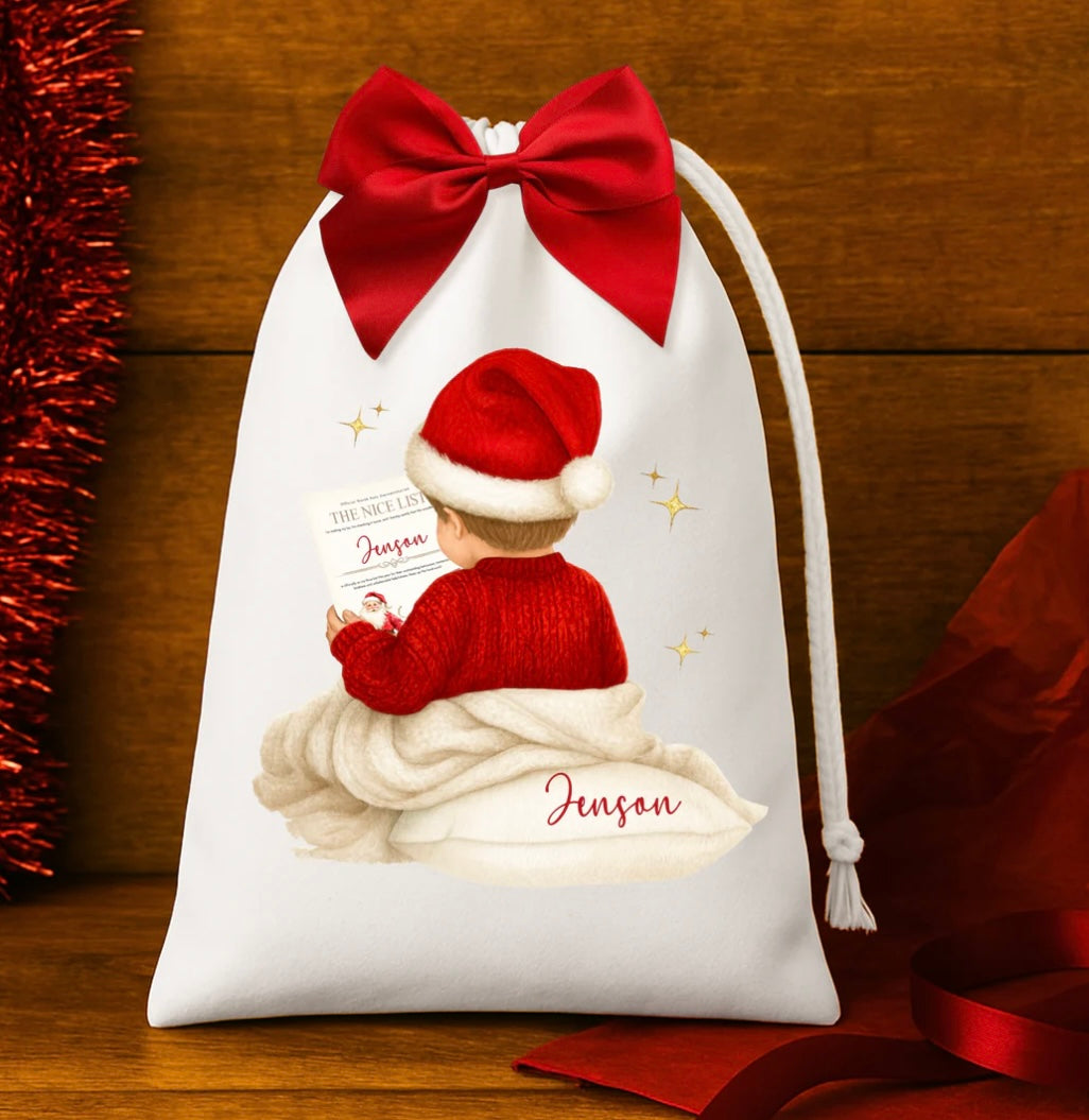 Nice List Christmas Sacks