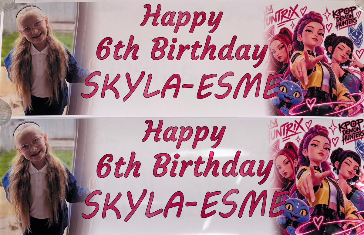 Personalised Birthday Banners
