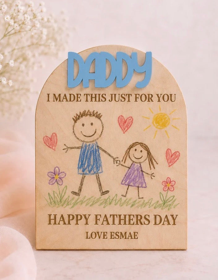 Father’s Day Wooden Plaque