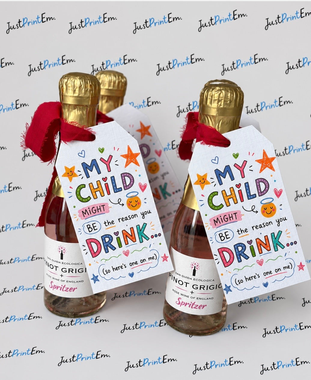 Teacher Gifts- Bottle & Tag