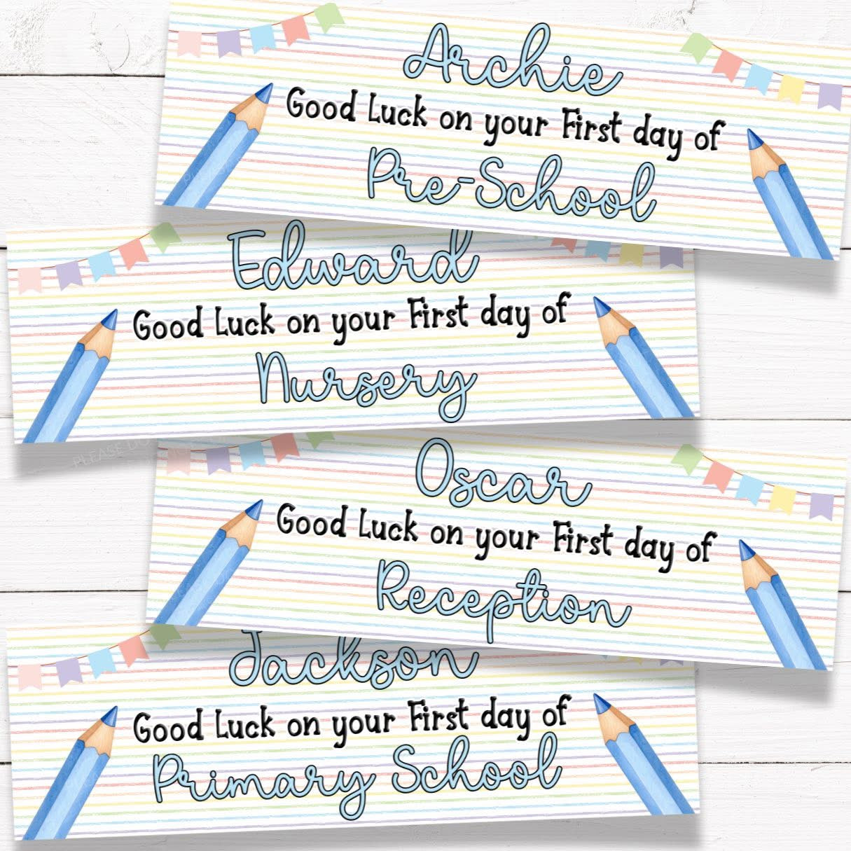 First Day School Banner