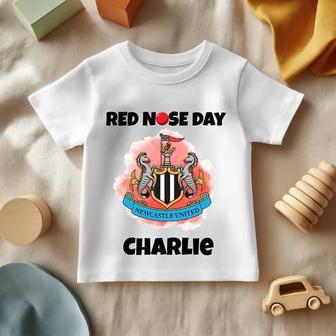 Football Red Nose Day - White T/Shirt - Long Sleeve Top - Jumper - Hoody