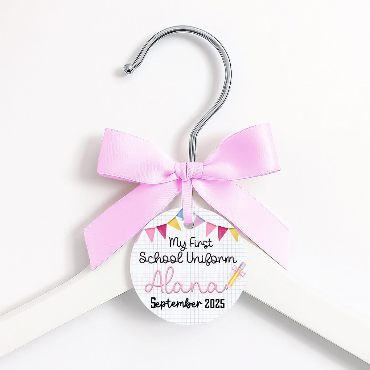 My First School Uniform Hanger Tag