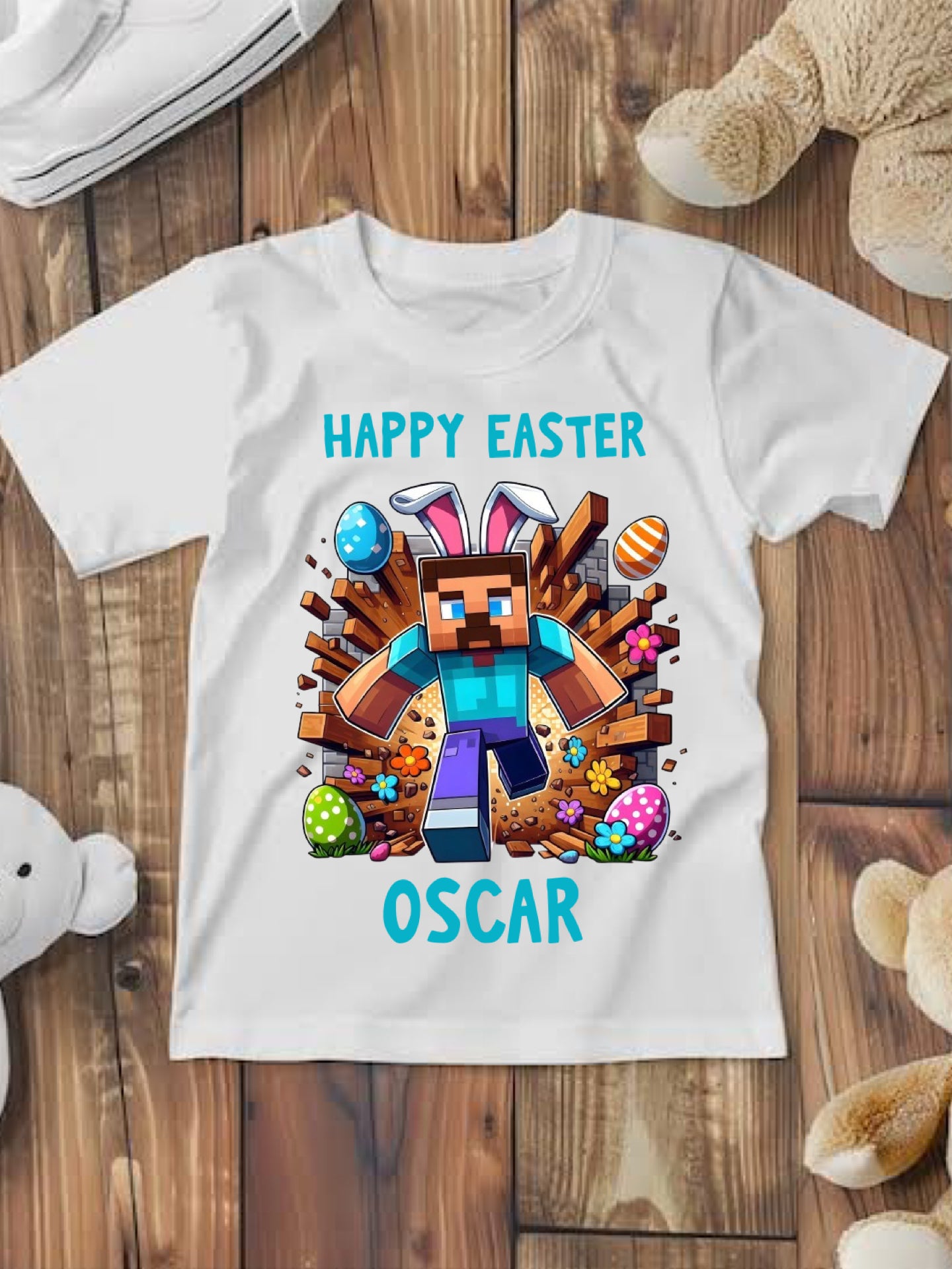 Minecraft Easter Tops (5 designs)