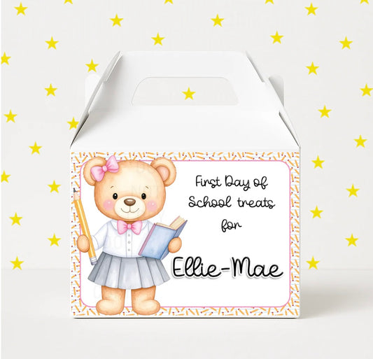 First Day at School Treat Box