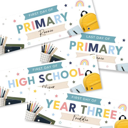 Starting Nursery/Reception/ School Banners