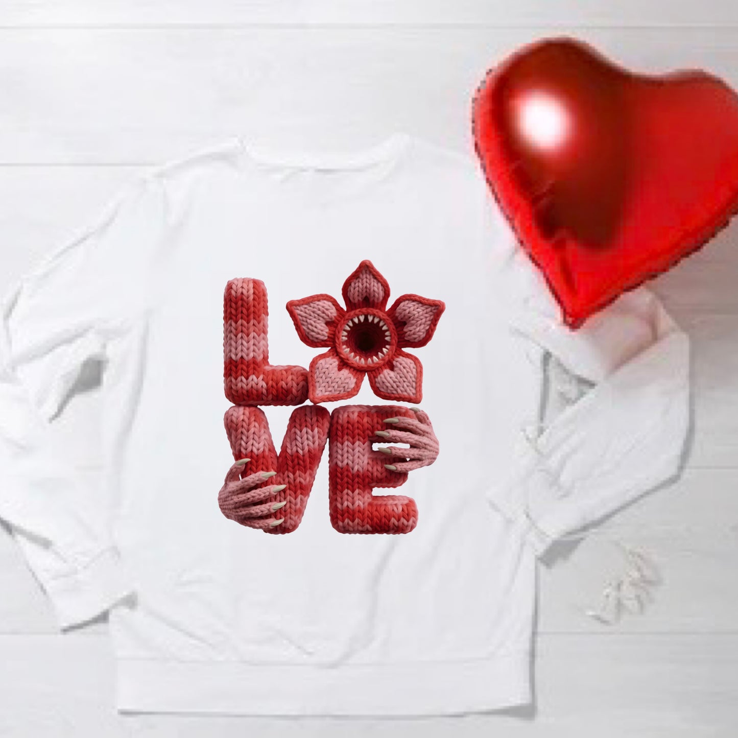 Valentine Stranger Things Tops (mixed designs)