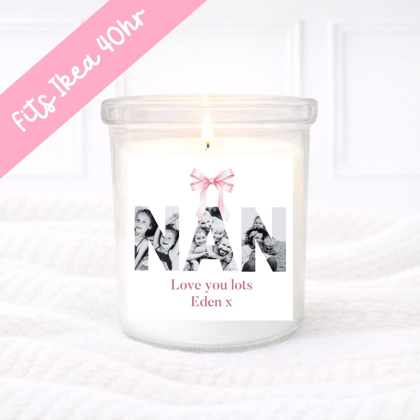 Mum or Nan Candle