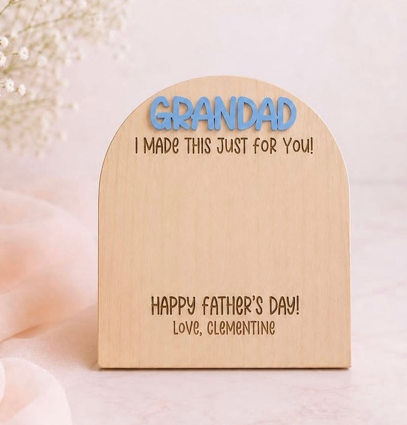 Father’s Day Wooden Plaque