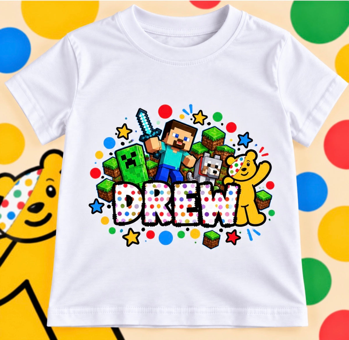 Children in Need Tops - Minecraft