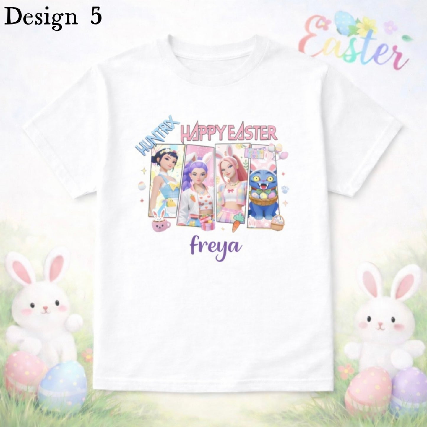 Kpop Demon Hunters (x7 Mixed Designs) Easter Tops