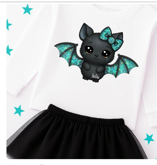Bat - Vest - White T/Shirt - Long Sleeve Top - Jumper - Hoody- Tutu