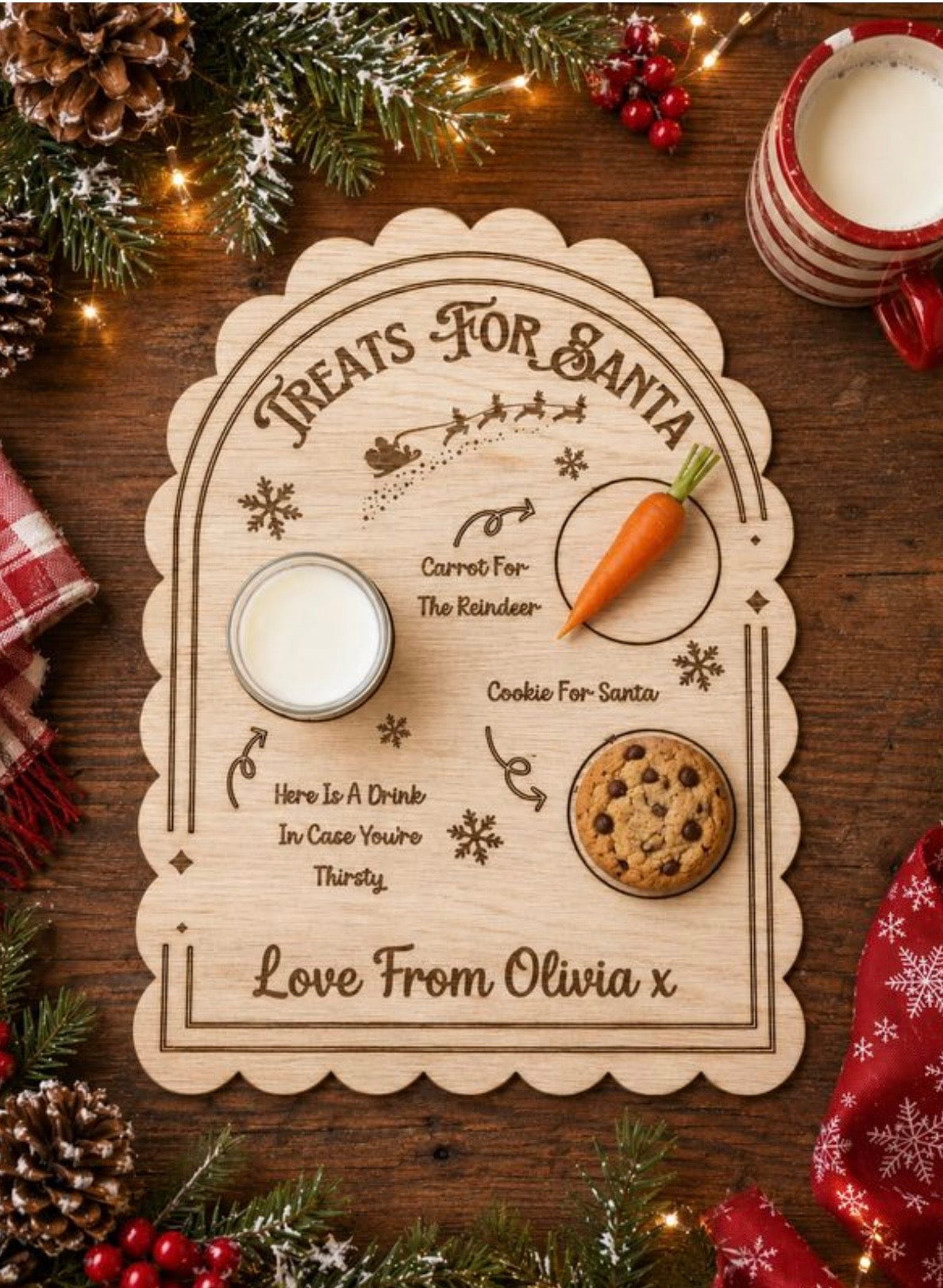 Treat Board for Santa