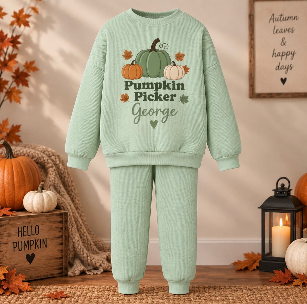 Halloween Pumpkin Picking Tracksuits