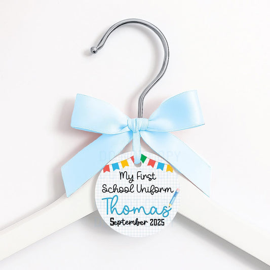 My First School Uniform Hanger Tag