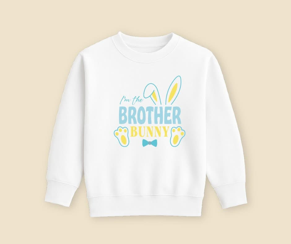 Bunny  - White T/Shirt - Long Sleeve Top - Jumper - Hoody