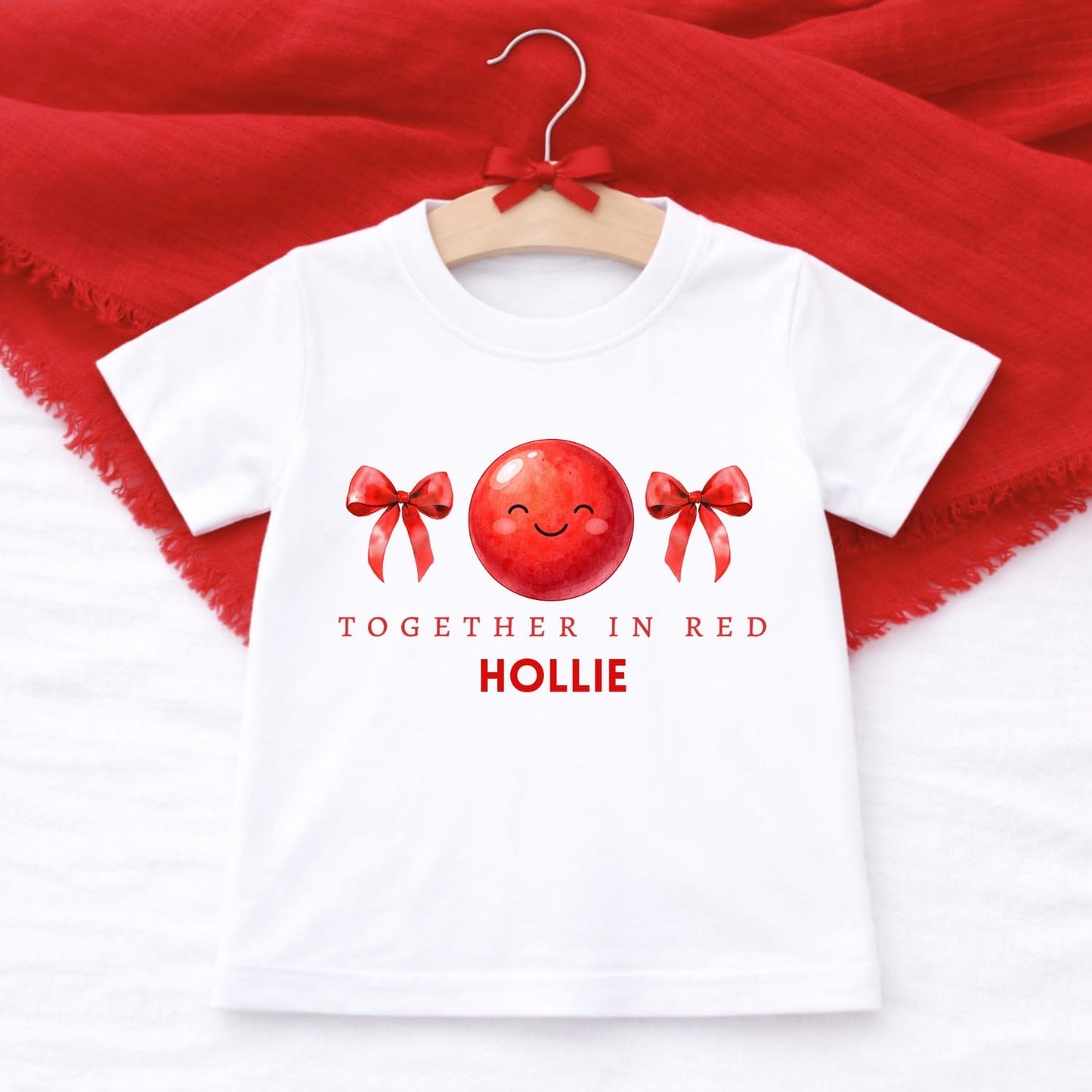 Red Nose Day - White T/Shirt - Long Sleeve Top - Jumper - Hoody