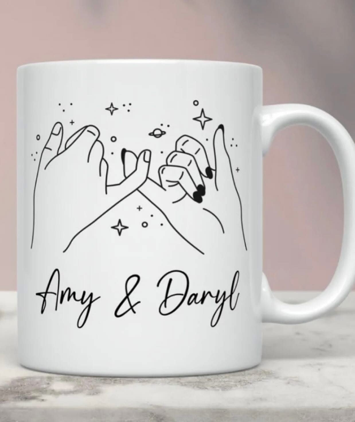 Pinky Promise Valentines Mug