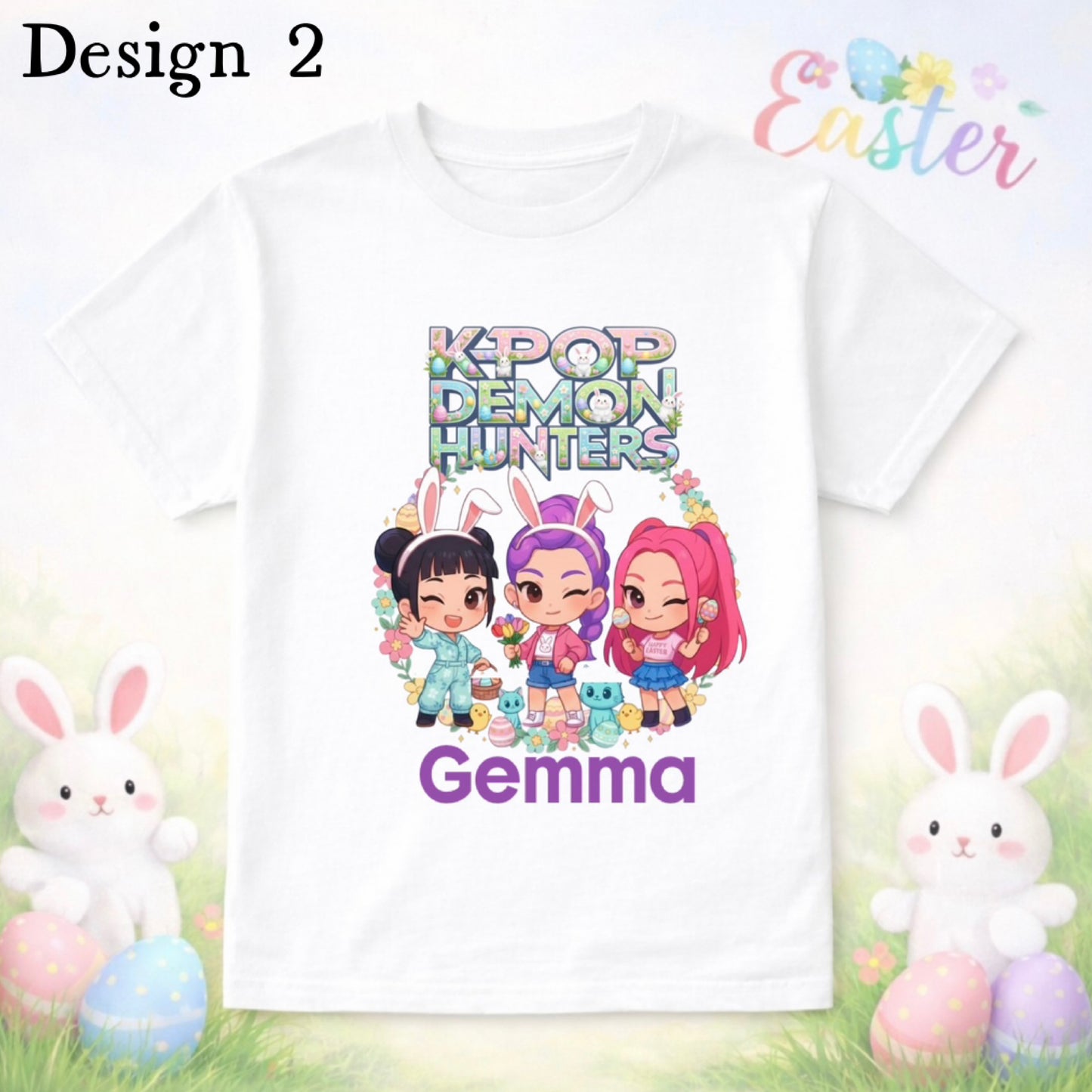 Kpop Demon Hunters (x7 Mixed Designs) Easter Tops