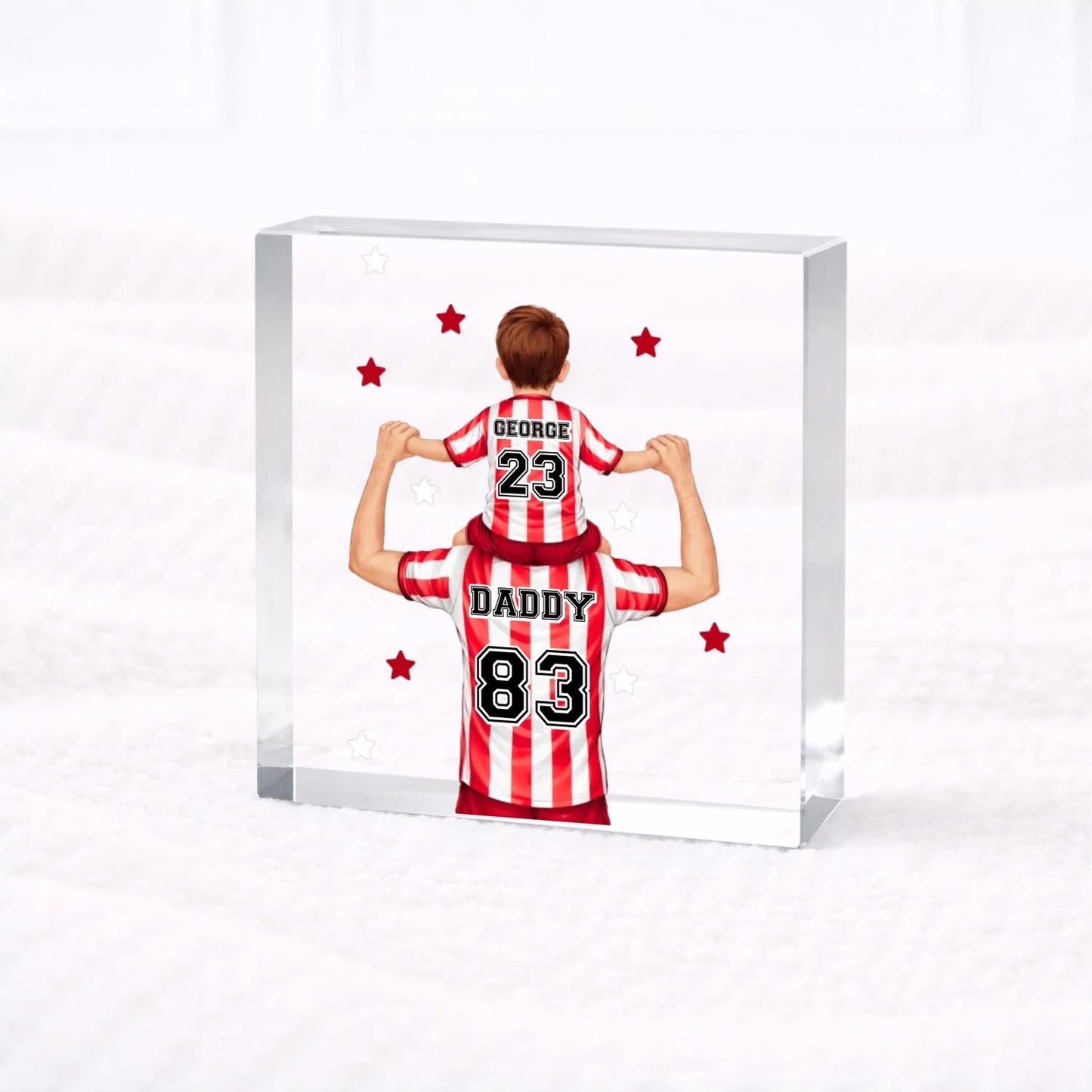 Father’s Day Football Acrylic Plaque