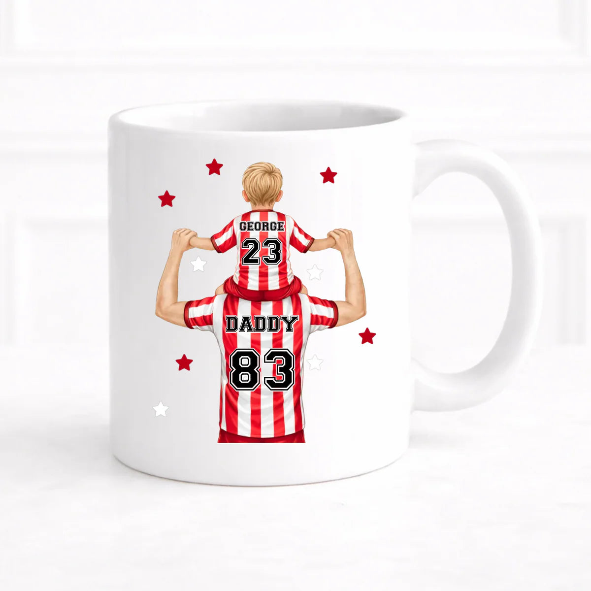 Father’s Day Football Mug