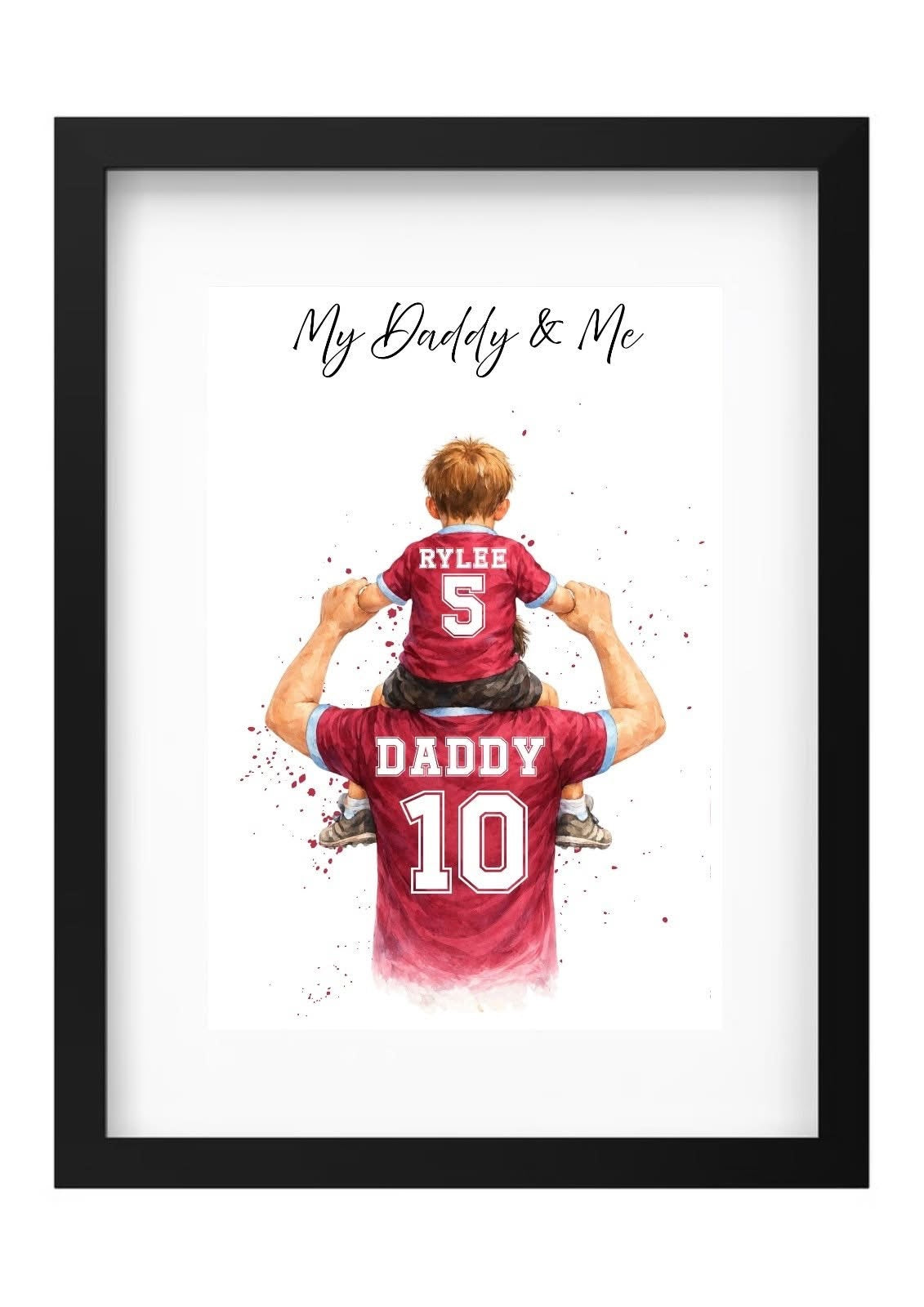 Football Frame-My Daddy & Me