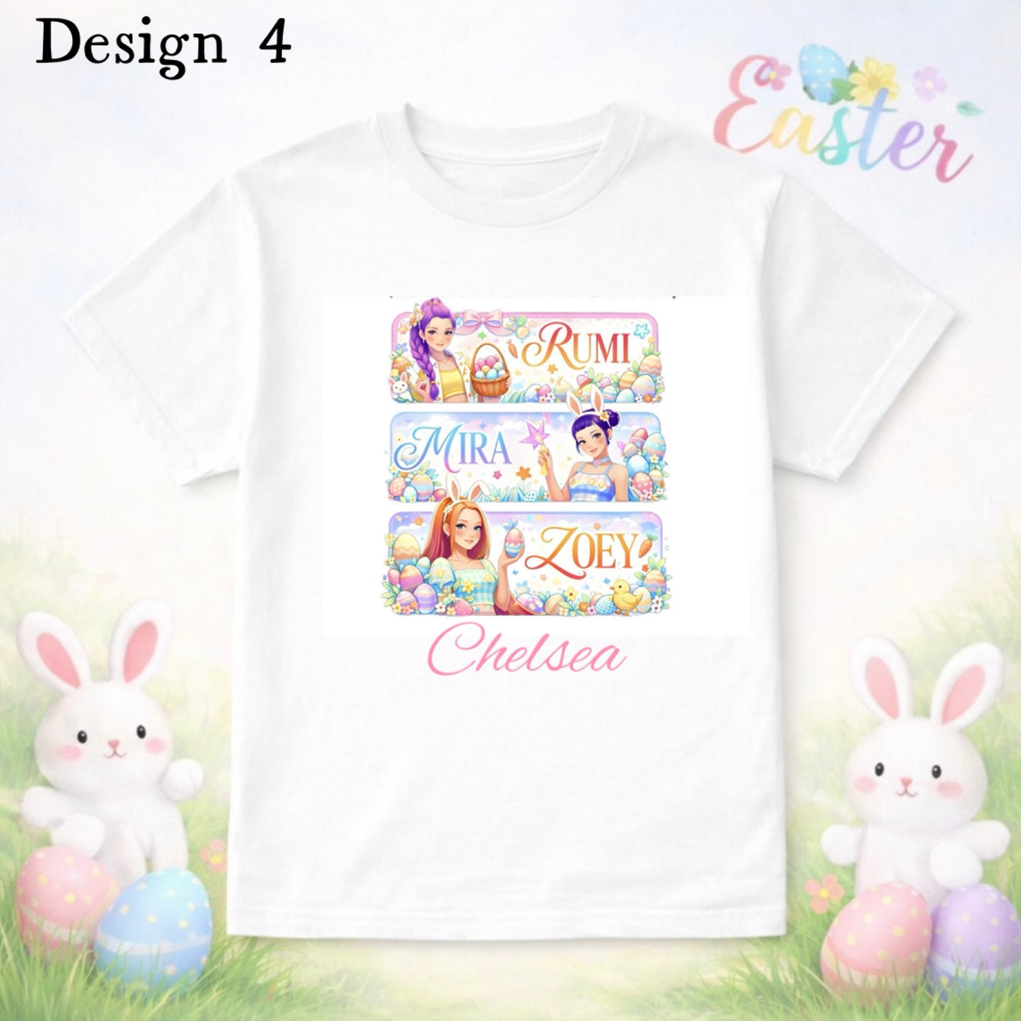 Kpop Demon Hunters (x7 Mixed Designs) Easter Tops