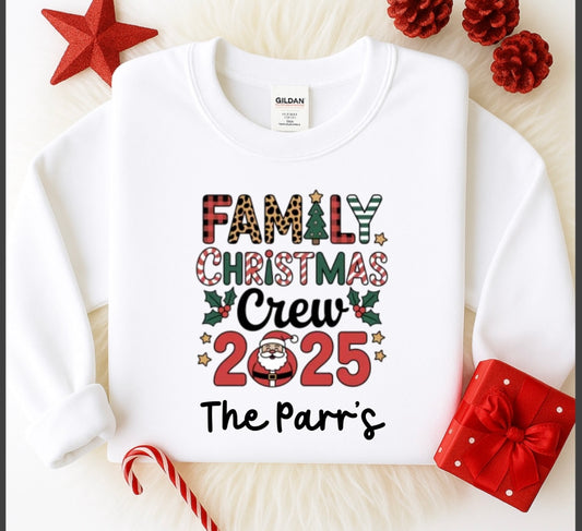 Family Christmas Crew Sweatshirt